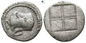 Macedon. Akanthos 424-380 BC. Tetrobol AR