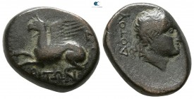 Thrace. Abdera. ΗΡΟΔΟΤΟΣ (Herodotos), magistrate circa 300-250 BC. Bronze Æ