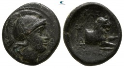 Kings of Thrace. Lysimachos 306-281 BC. Bronze Æ