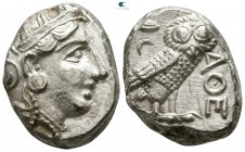 Attica. Athens circa 355-294 BC. Tetradrachm AR