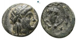 Asia Minor. Uncertain mint or Temnos, Aiolis circa 400-200 BC. Bronze Æ