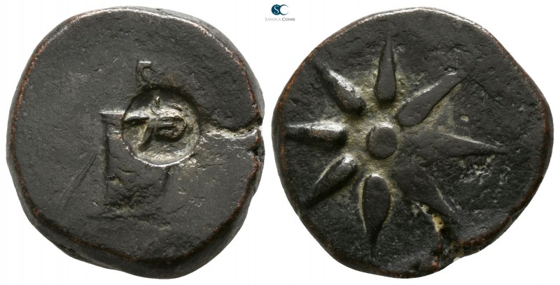 Pontos. Uncertain mint. Time of Mithradates VI Eupator 130-100 BC. 
Bronze Æ
...