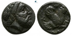 Mysia. Adramytteion. ΟΡΟΝΤΗΣ (Orontes), satrap of Mysia circa 357-352 BC. Bronze Æ