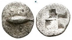 Mysia. Kyzikos circa 520-480 BC. Hemiobol AR