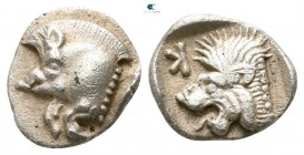 Mysia. Kyzikos circa 480 BC. Obol AR