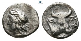 Mysia. Kyzikos circa 450-400 BC. Hemiobol AR