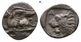 Troas. Assos circa 450-420 BC. Obol AR