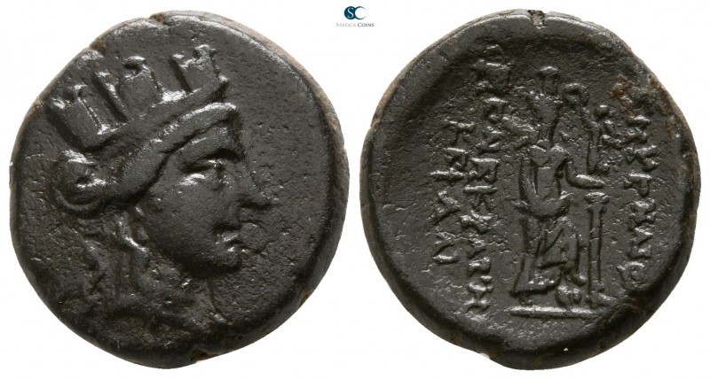 Ionia. Smyrna . ΜΕΝΕΚΡΑΤΗΣ ΚΕΦΑΛΙ- (Menekrates, Kephali-), magistrates circa 95-...