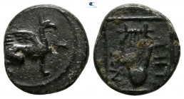 Ionia. Teos circa 300-100 BC. Bronze Æ