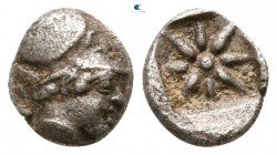 Ionia. Uncertain mint circa 500-400 BC. Hemiobol AR