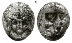 Islands off Ionia. Samos 530-525 BC. 1/12 Stater AR