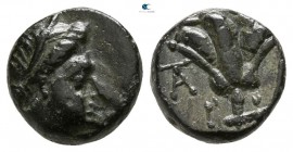 Islands off Caria. Rhodos circa 350-300 BC. Bronze Æ
