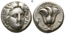 Islands off Caria. Rhodos circa 305-275 BC. Didrachm AR