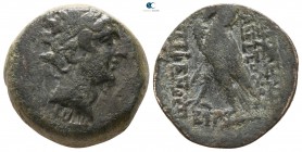 Seleukid Kingdom. Antioch. Antiochos VIII Epiphanes Grypos 121-97 BC. Dated RY 192 = 121/0 BC. Bronze Æ