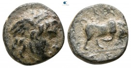 Seleukid Kingdom. Uncertain mint or Sardeis. Seleukos I Nikator 312-281 BC. Bronze Æ