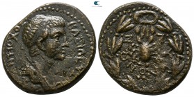 Kings of Commagene. Uncertain mint or Laranda. Antiochos IV Epiphanes AD 38-72. Bronze Æ