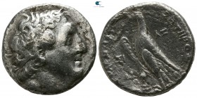 Ptolemaic Kingdom of Egypt. Sidon. Ptolemy II Philadelphοs 281-246 BC. Dated RY 37=249/8 BC. Tetradrachm AR