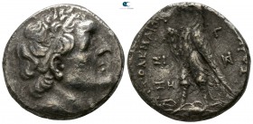 Ptolemaic Kingdom of Egypt. Sidon. Ptolemy III Euergetes 246-222 BC. Dated RY 3=245/4 BC. Tetradrachm AR