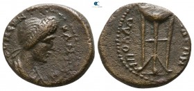 Lydia. Apollonis . Pseudo-autonomous issue AD 79-96. Bronze Æ