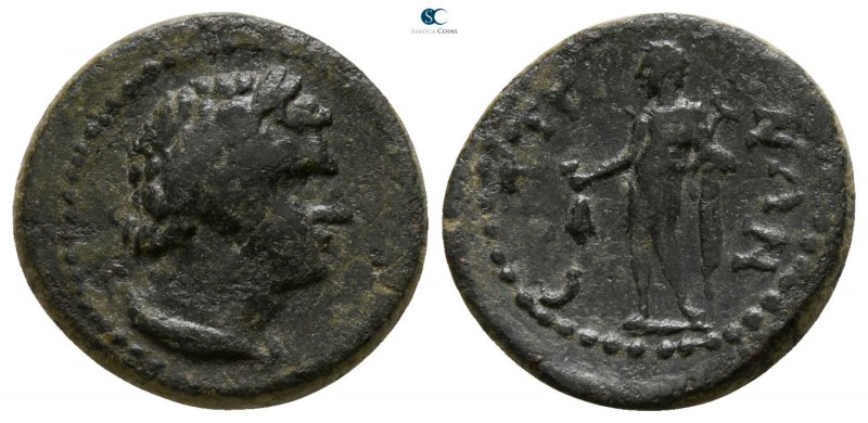 Lydia. Saitta. Pseudo-autonomous issue circa AD 100-300. 
Bronze Æ

14mm., 1,...