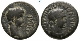 Lydia. Sardeis . Nero AD 54-68. ΜΙΝΔΙΟΣ (Mindios), Strategos for the second time. Bronze Æ