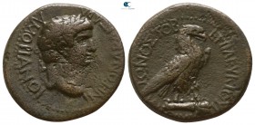 Phrygia. Amorion . Nero AD 54-68. ΛΕΥΚΙΟΣ ΙΟΥΛΙΟΣ ΚΑΤΩΝ (Lucius Julius Katon), magistrate. Bronze Æ