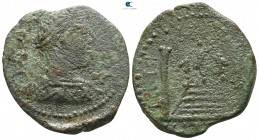 Mysia. Parion. Gallienus AD 253-268. Barbaric style. Bronze Æ
