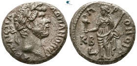 Egypt. Alexandria. Hadrian AD 117-138. Dated RY 22=AD 137/8. Billon-Tetradrachm