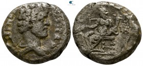 Egypt. Alexandria. Marcus Aurelius as Caesar AD 139-161. Dated RY 18 of Antoninus Pius=AD 154/5. Billon-Tetradrachm