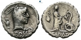 L. Roscius Fabatus 59 BC. Rome. Denarius AR