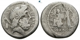 M. Nonius Sufenas 57 BC. Rome. Denarius AR