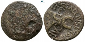 Augustus 27 BC-AD 14. C. Gallius Lupercus, moneyer. Rome. Dupondius Æ