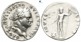 Vespasian AD 69-79. Struck AD 76. Rome. Denarius AR