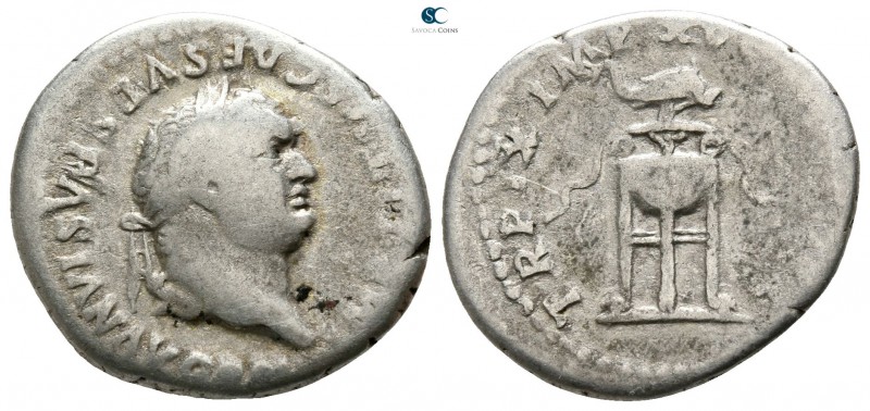 Titus AD 79-81. Rome
Denarius AR

17mm., 3,35g.

IMP TITVS CAES VESPASIAN A...