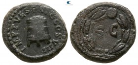 Titus AD 79-81. Rome. Quadrans Æ