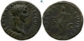 Nerva AD 96-98. Struck AD 97. Rome. Sestertius Æ