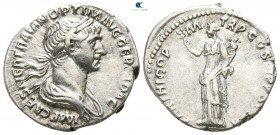 Trajan AD 98-117. Struck AD 116-117. Rome. Denarius AR