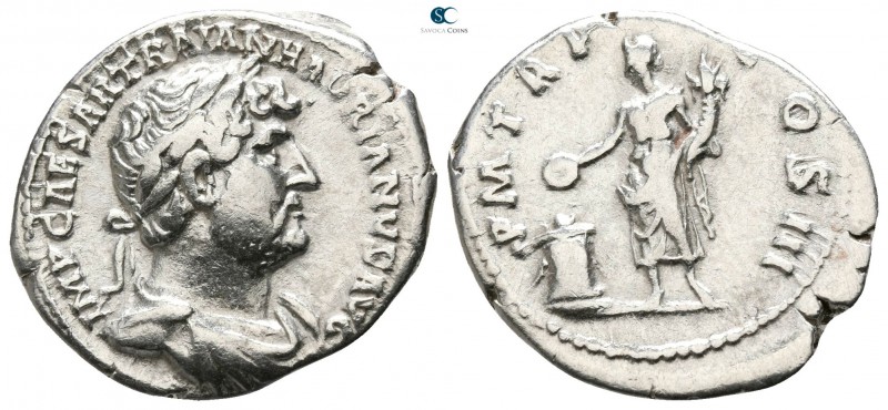 Hadrian AD 117-138. Struck AD 119-122. Rome
Denarius AR

18mm., 3,19g.

IMP...