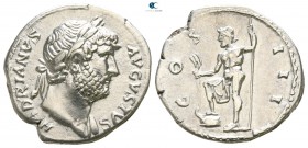 Hadrian AD 117-138. Struck AD 125-128. Rome. Denarius AR