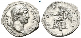 Hadrian AD 117-138. Struck AD 125-128. Rome. Denarius AR