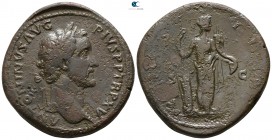 Antoninus Pius AD 138-161. Struck circa AD 151-152. Rome. Sestertius Æ