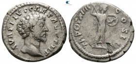 Marcus Aurelius as Caesar AD 139-161. Struck under Antoninus Pius, AD 159-160. Rome. Denarius AR