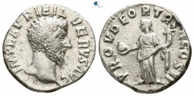 Lucius Verus  AD 161-169. Fourreé Denarius Æ