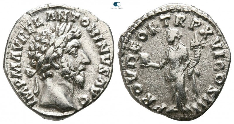 Marcus Aurelius AD 161-180. Rome
Denarius AR

15mm., 3,28g.

IMP M AVREL AN...