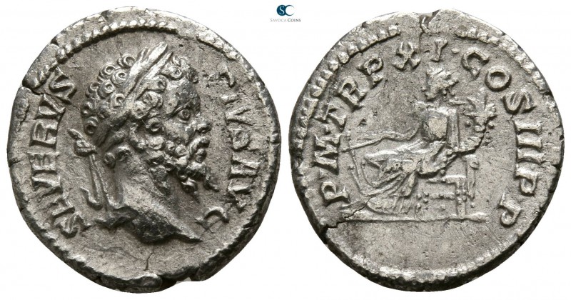 Septimius Severus AD 193-211. Rome
Denarius AR

18mm., 2,32g.

SEVERVS PIVS...