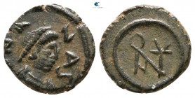 Anastasius I AD 491-518. Constantinople. Nummus Æ