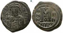 Tiberius II Constantine AD 578-582. Dated RY 4=AD 578. Nikomedia. Follis Æ