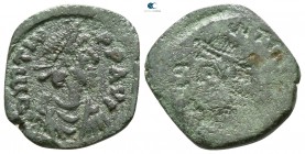 Tiberius II Constantine AD 578-582. Uncertain mint or Constantinople. Pentanummium Æ