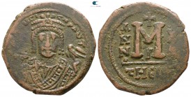Maurice Tiberius AD 582-602. Uncertain Regnal Year. Theoupolis (Antioch). Follis Æ