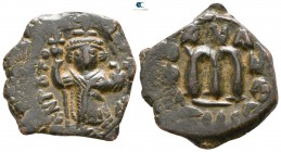 Constans II. AD 641-668. Constantinople. Follis Æ